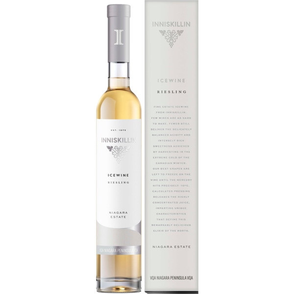 Vinho Branco do Canadá Icewine Riesling garrafa 37,5 cl
