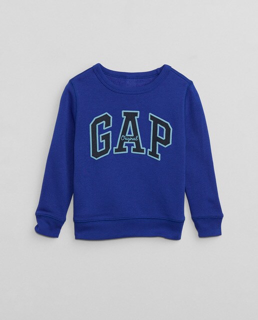 Sudadera de bebé de niño con manga larga y logo