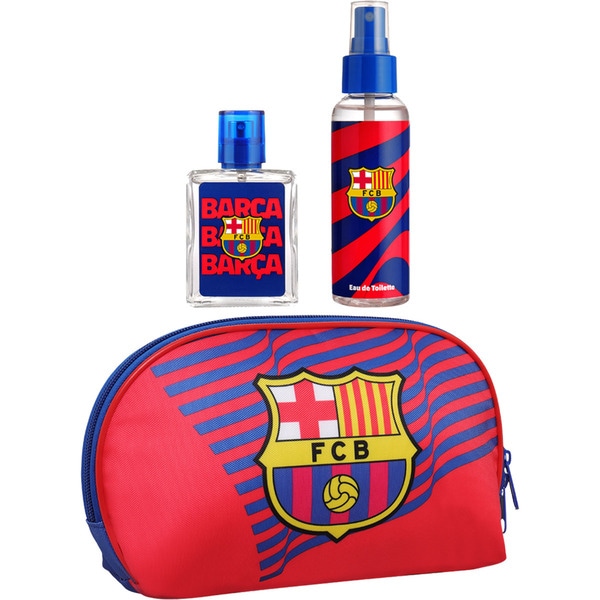 Barcelona toiletry bag with kids' eau de toilette for boys spray 50 ml + eau de toilette body spray 100 ml