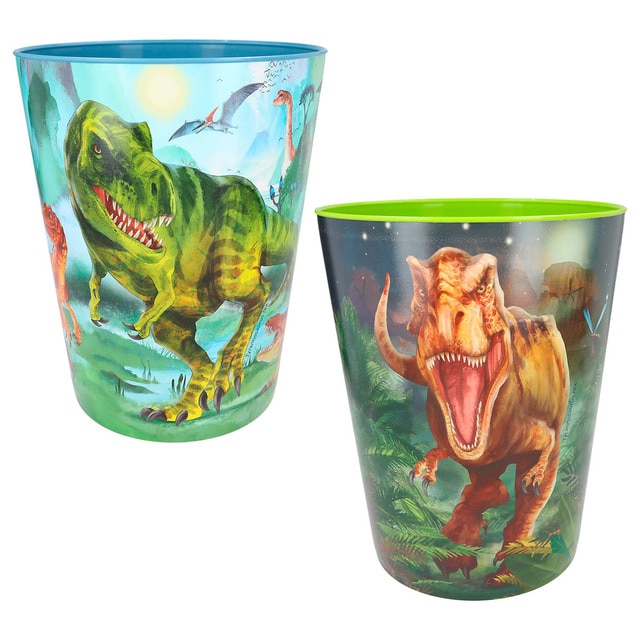 Cubo de basura Dino World.