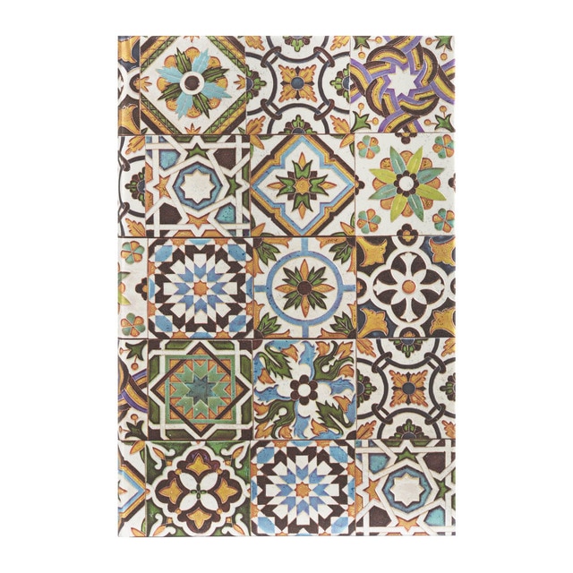 Libreta Oporto Mini (95x140x18mm) rayada de 176 páginas y cierre con banda elástica Paperblanks multicolor.