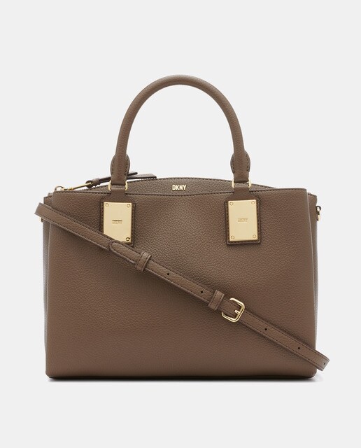 dkny white satchel