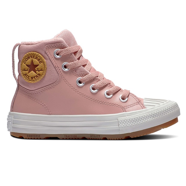 Childrens leather outlet converse trainers