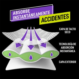 Calzoncillos de noche absorbentes para niños 8-12 años 27-43 kg bolsa 9 unidades - Ninjamas