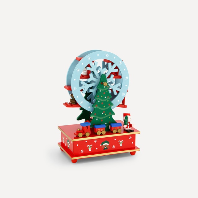 Caja de música de madera Noria Navidad El Corte Inglés