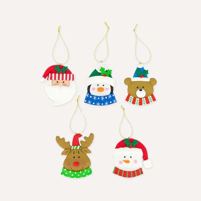 Set de colgantes personajes Navidad El Corte Inglés