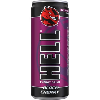 Hell Energy Bebida Energética Hell Energy Cereja Preta lata 25 cl