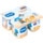 Nestlé Bebé Iogurte de Banana, Laranja e Bolacha Pack 4 embalagem 100 g