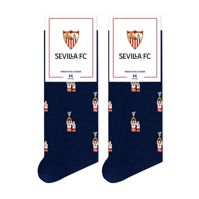 Calcetines Oficiales del Sevilla Fútbol Club licenciado por Pepe Pinreles Sevilla Séptima.