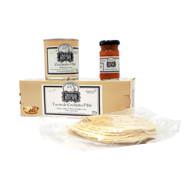 Kit de cochinita pibil para tacos Gourmet Passion México