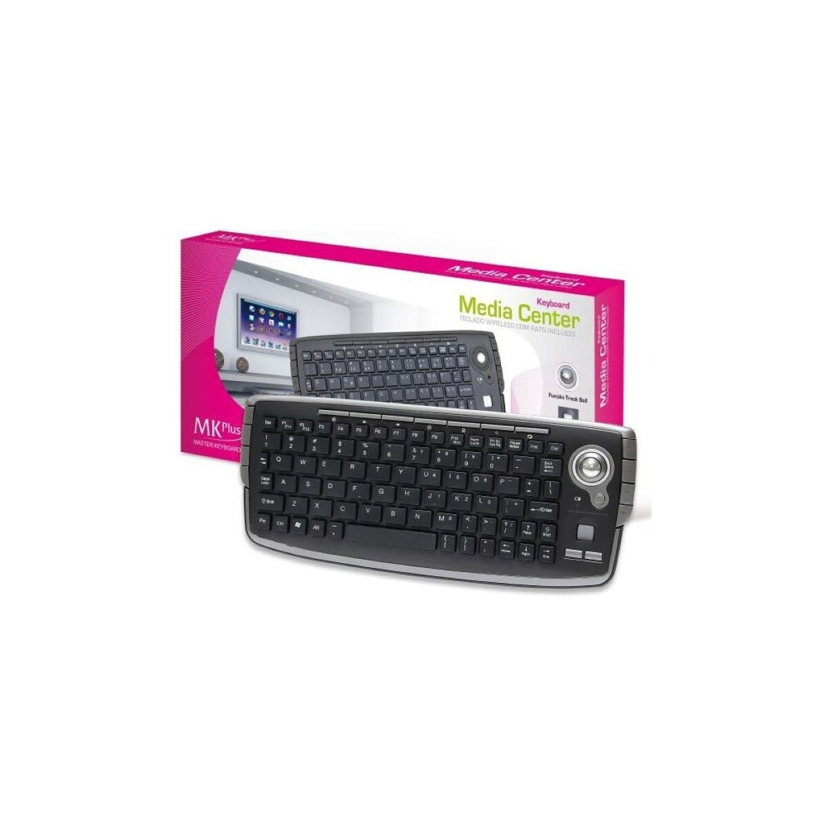 Imagem 0 de Teclado Wireless MKPLUS Media Center