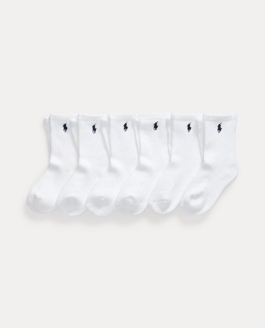 Pack de 6 calcetines de niño largos con caballo bordado
