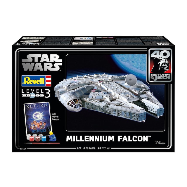 Maqueta Millennium Falcon con accesorios básicos Star Wars Revell