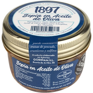LA VENTA 1897 cuttlefish in extra virgin olive oil jar 200 g