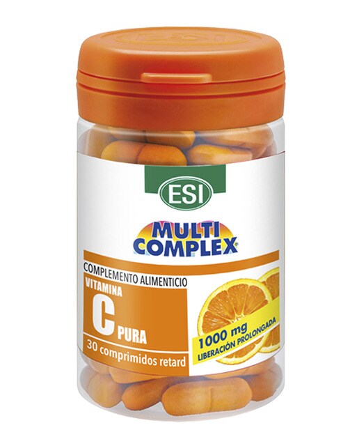 30 Comprimidos Vitamina C Pura 1000 mg Retard ESI