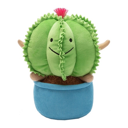 Peluche cactus redondo en maceta 
