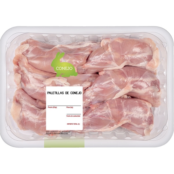 Rabbit shoulders approximate weight tray 600 g