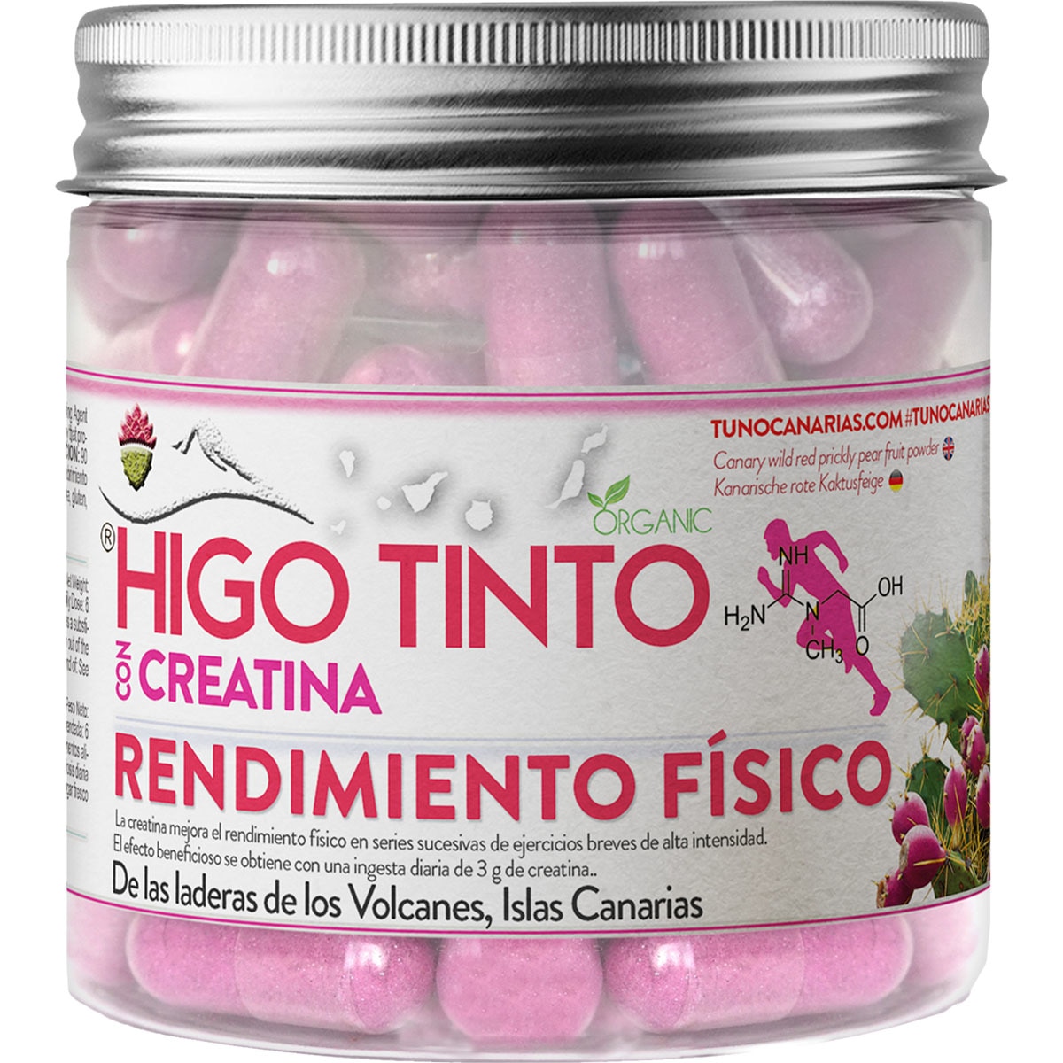 Rendimiento Físico higo tinto con creatina envase 90 capsulas · TUNOCANARIAS · Supermercado El Corte Inglés