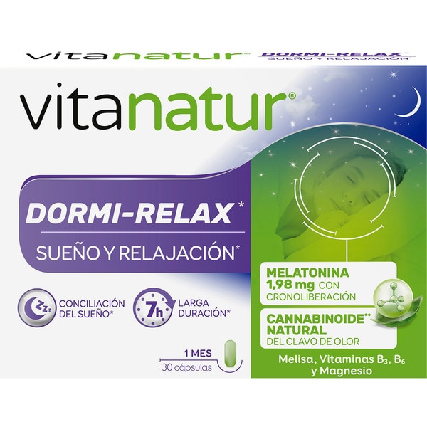 Dormi-Relax Nahrungsergänzungsmittel zum Einschlafen Box 30 Kapseln