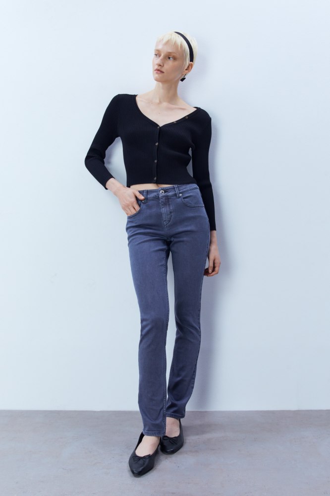 Jeans color skinny Casual Pantalones