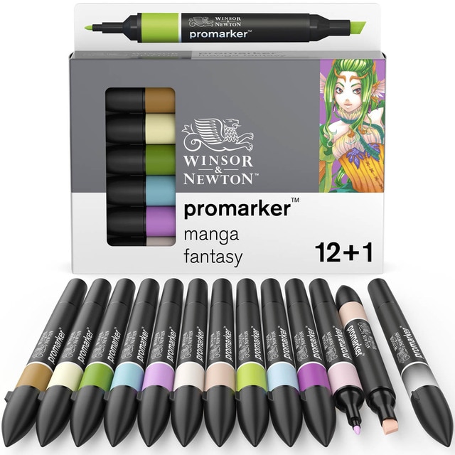 Set 12+1 Rotuladores Promarker Manga Fantasy Winsor&Newton