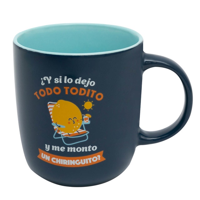 Taza Mr Wonderful: ¿Y si lo dejo todito y me monto un chiringuito?.