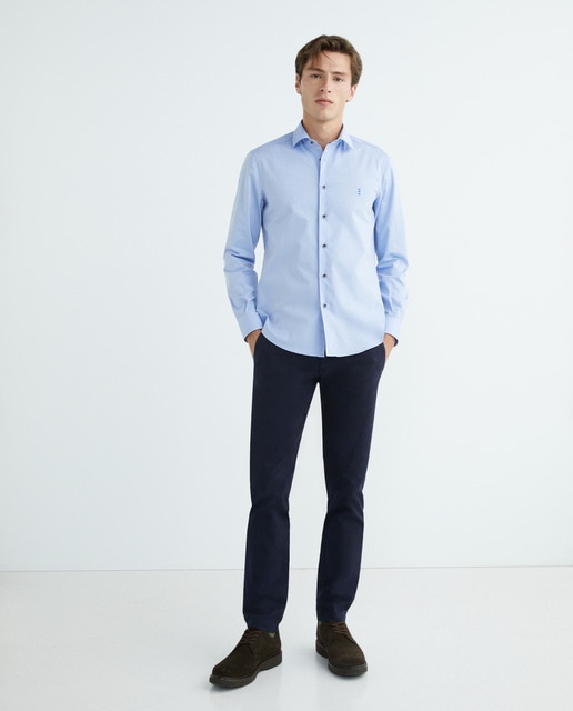 Florentino - Pantalón de hombre chino sarga.