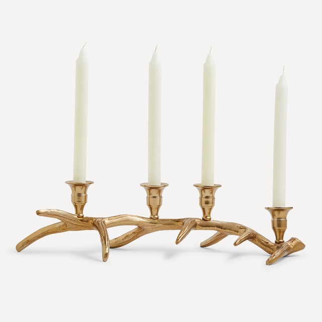 Candelabro Cuerno 4 velas Navidad El Corte Inglés