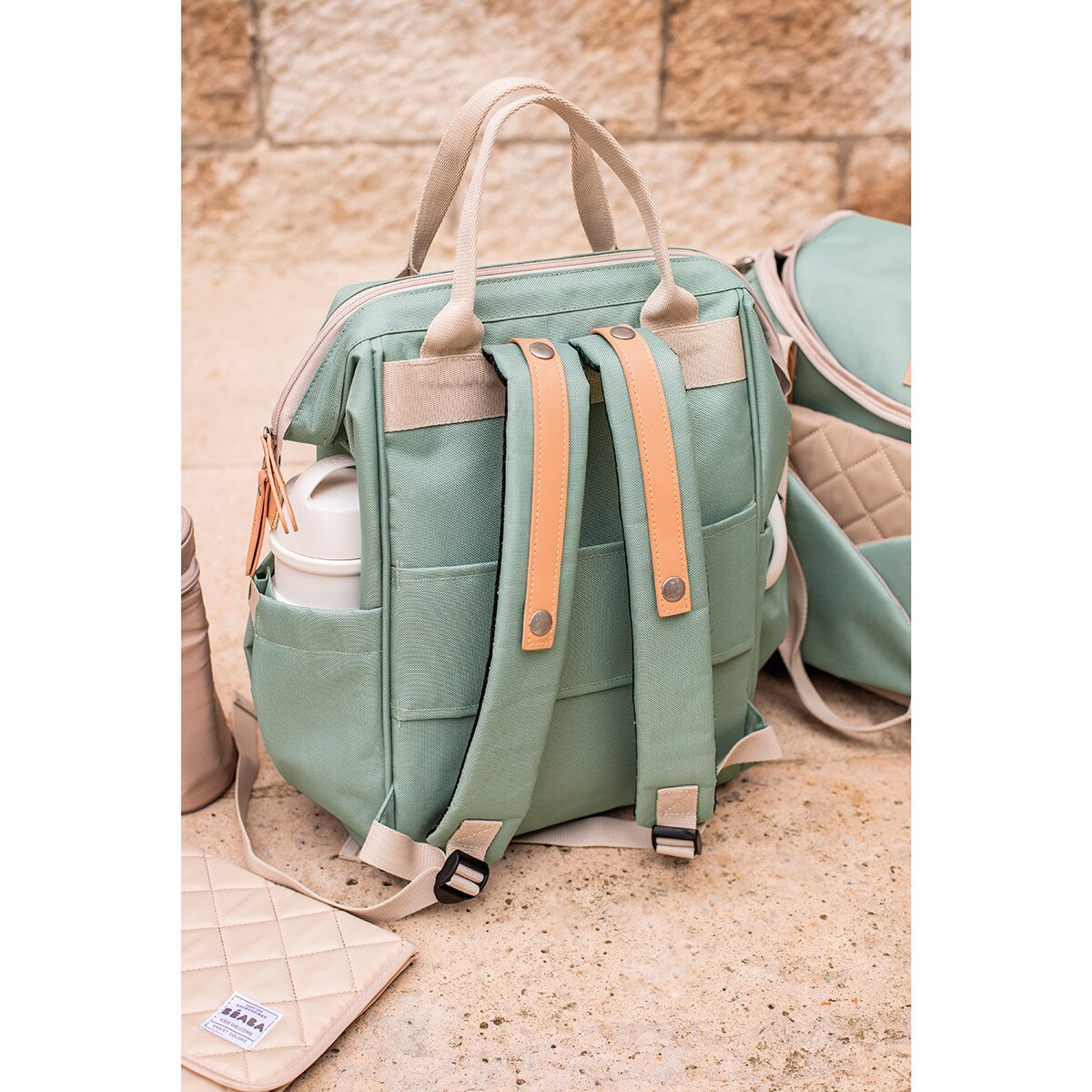 Mochila Muda Fraldas Wellington Verde-antiquário-10