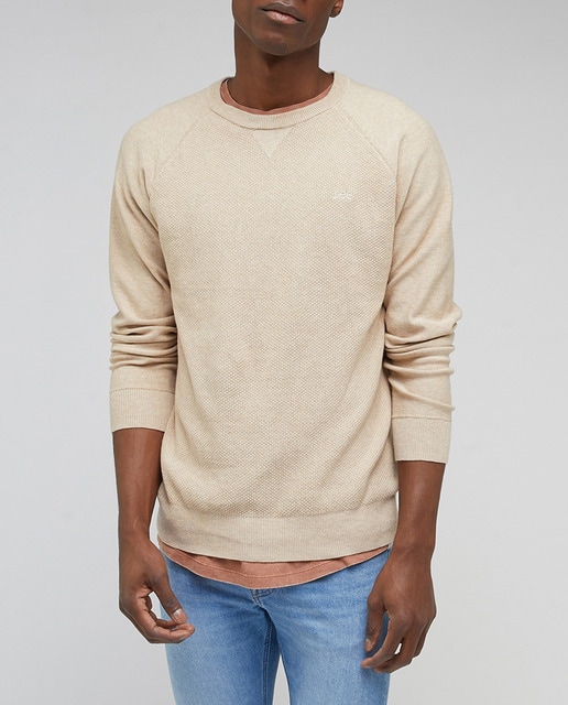 Jersey de punto con cuello redondo