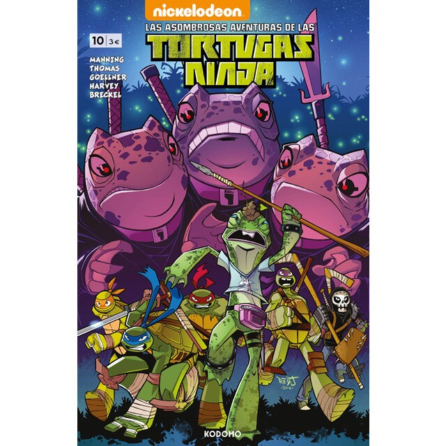 Imagem 0 de Las asombrosas aventuras de las Tortugas Ninja núm. 10 (Capa mole)