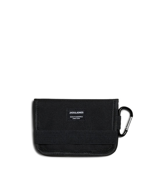 Cartera de hombre Jack & Jones negro con cinta