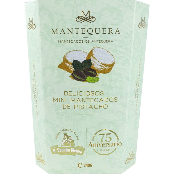 MANTEQUERA mantecados de pistacho estuche 240 g