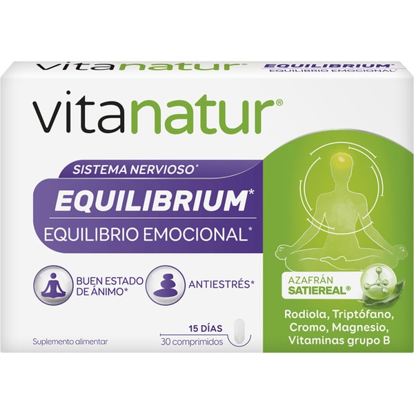 Equilibrium Nahrungsergänzungsmittel zur Anpassung bei Stress Box 30 Tabletten für eine gute Stimmung