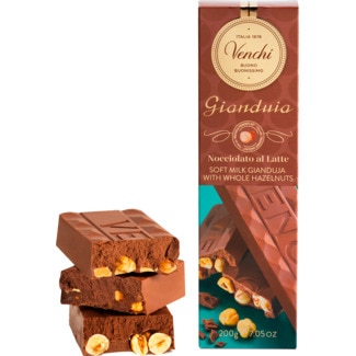 Venchi Chocolate com Avelã Gianduia Soft tablete 200 g