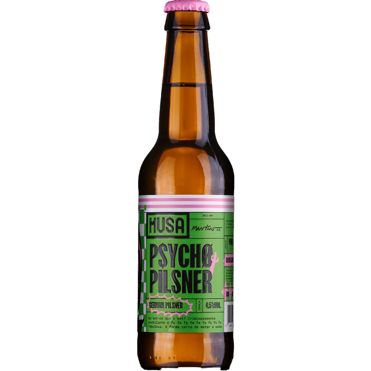 Cerveja Artesanal Psycho Pilsner garrafa | 33 cl
