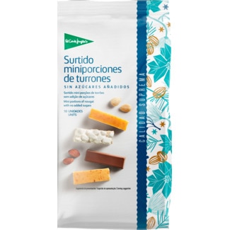 El Corte Inglés Sortido Mini Porções de Torrões sem Adição de Açúcares 240