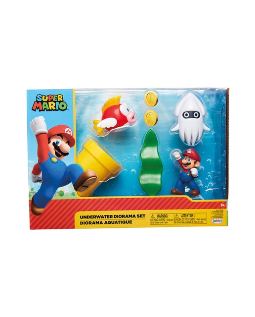 Playset Underwater Diorama Set Mario Bros Nintendo