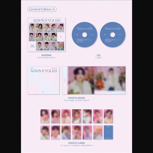 Seventeen Japan Best Album Always yours Edicion Limitada A 2CD