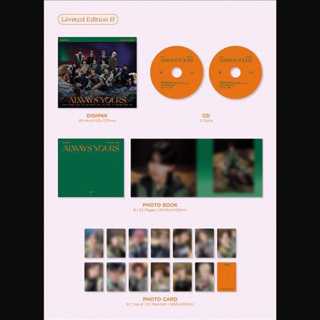Seventeen Japan Best Album [Always yours] (Edición Limitada B) (2CD).
