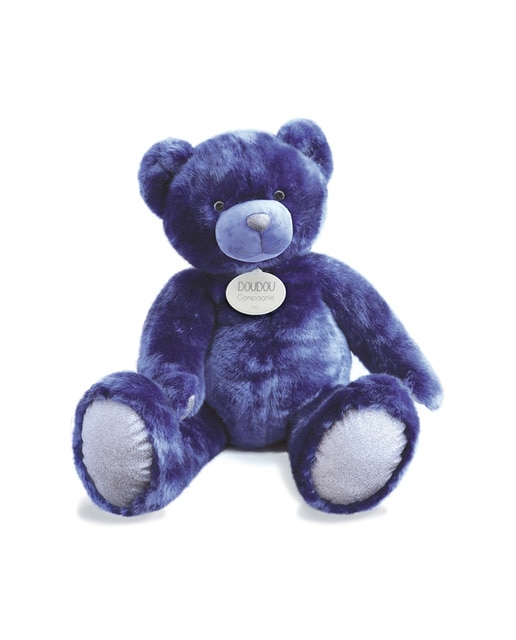 Oso de Peluche Gigante con purpurina Azul Oscuro 120 cm