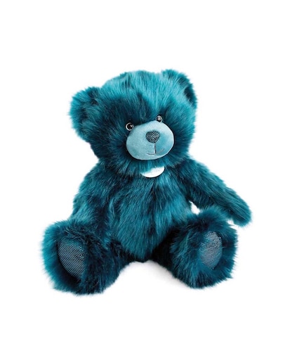 Oso de Peluche con purpurina Azul Verdoso