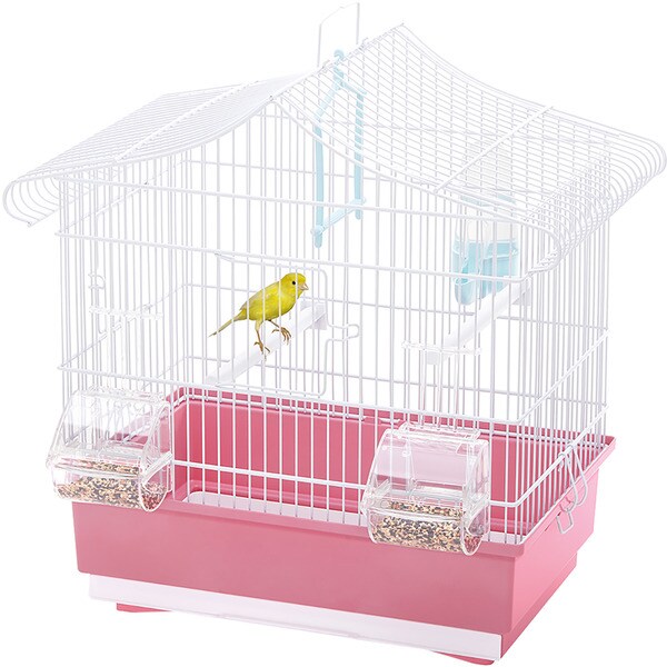 jaula para pájaros Ava rosa 1 unidad