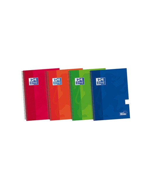 5 Cuadernos espiral, tamaño cuarto