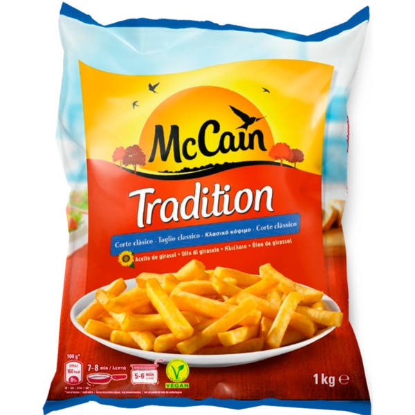 Batatas Corte Clássico Tradition Frigideira Vegan embalagem 1 kg