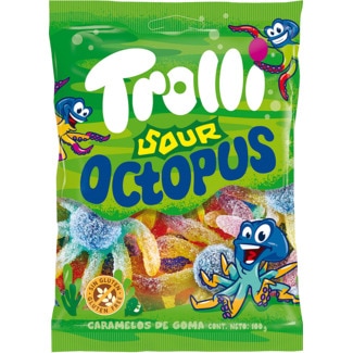 Trolli Gomas Octopus embalagem 100 g