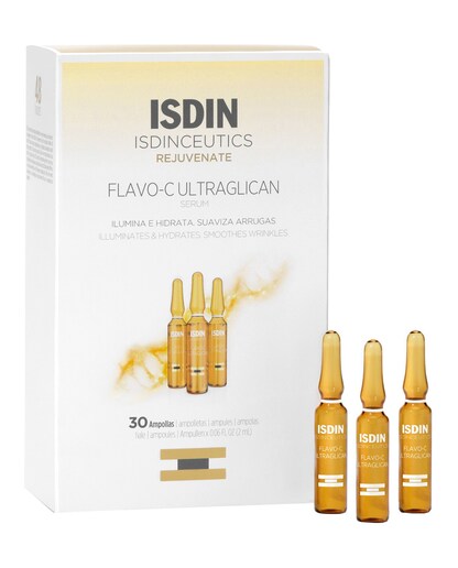 30 Ampollas Antioxidantes e Hidratantes Flavo C Ultraglican Isdinceutics