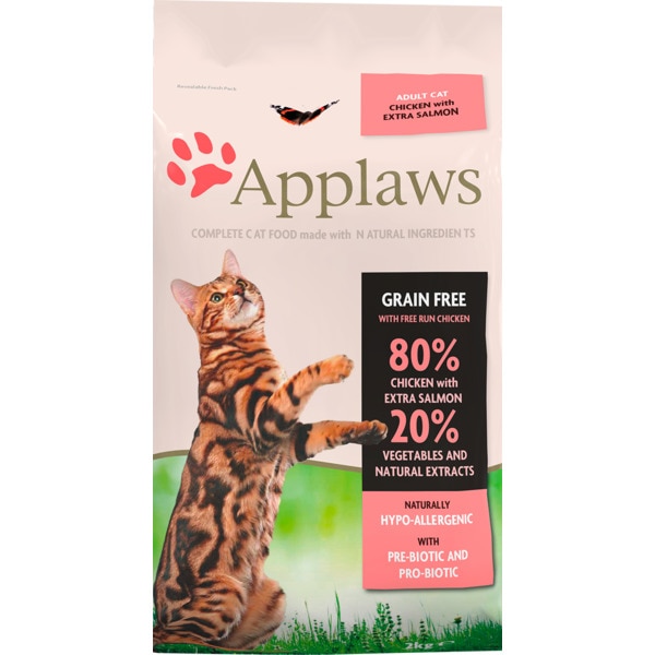 Alimento Seco para Gato sabor Salmão embalagem 2 kg