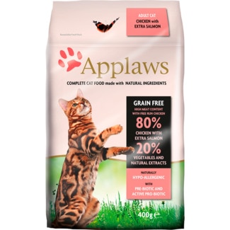 Applaws Alimento Seco para Gato sabor Salmão embalagem 400 g