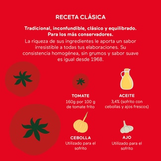 Tomate frito sin gluten pack 3 envase 212 g - Orlando